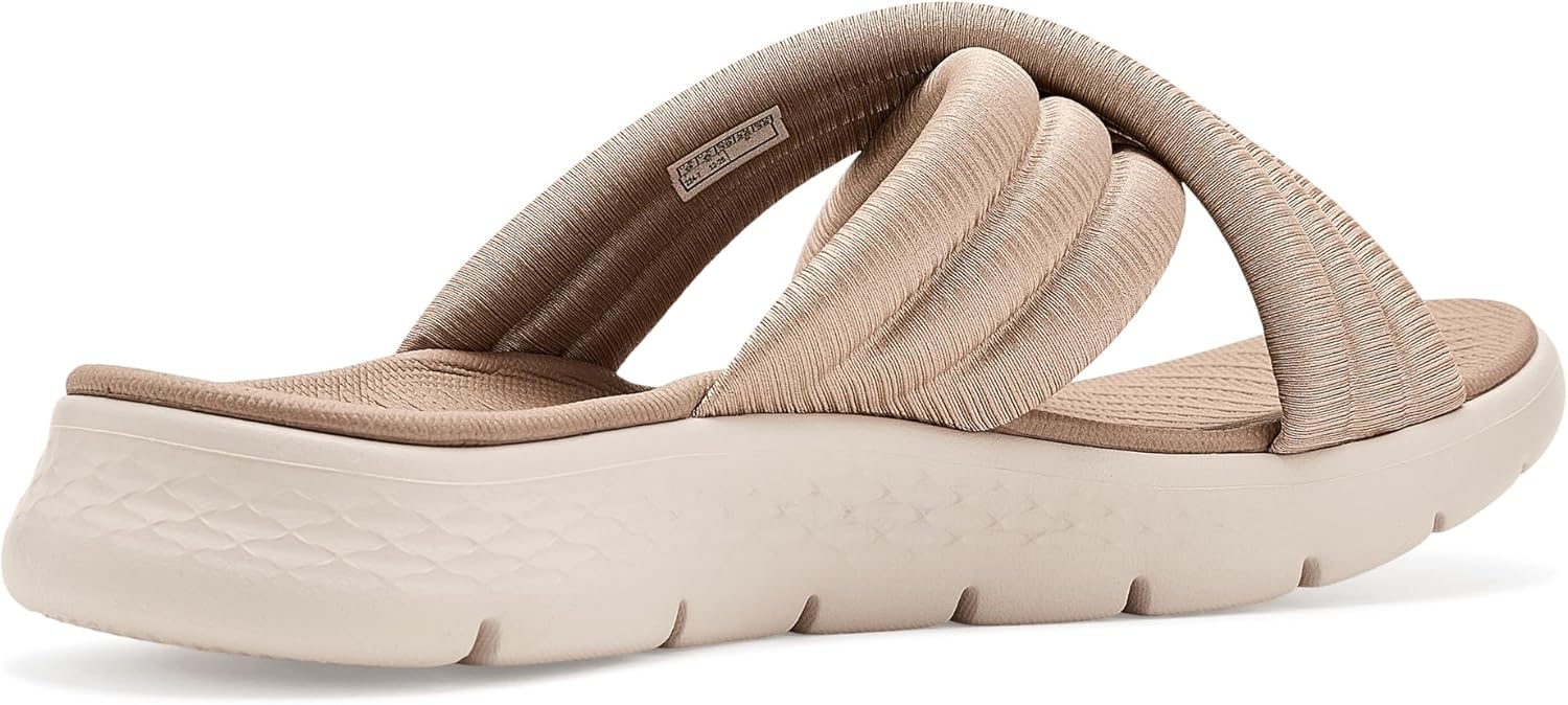 Skechers womens On-the-go Go Walk Flex Sandals W/Puffy Crossband