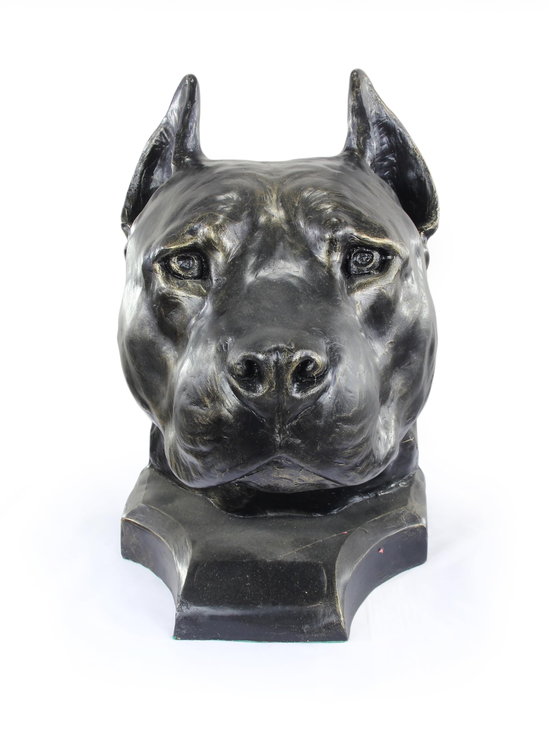 Urne artisanale en résine American Staffordshire Terrier Art-Dog pour grand chien