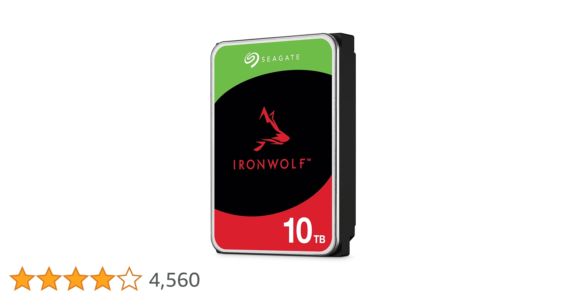 Seagate IronWolf, 10TB, NAS, Internal Hard Drive, CMR, 3.5