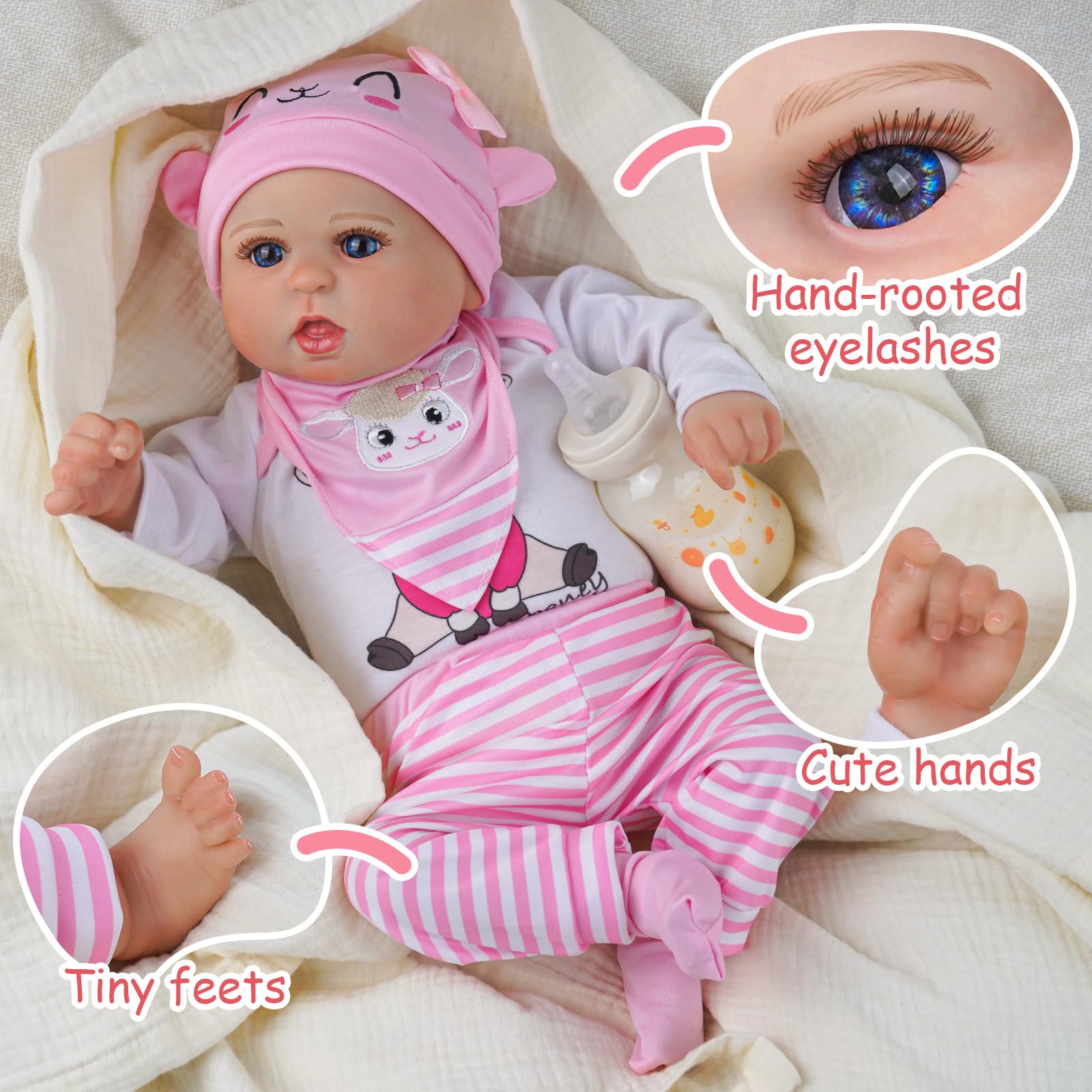 Ashton Drake Dolls Reborn Lifelike Baby Dolls Breathing Heartbeat