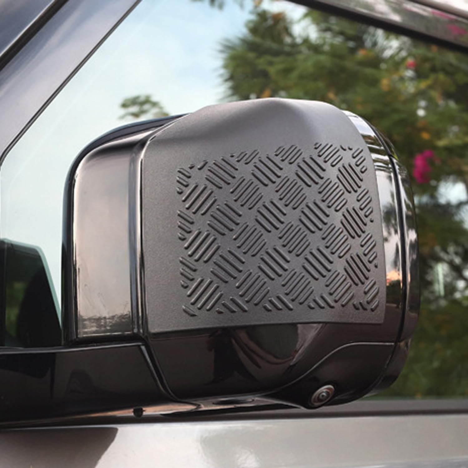 ITrims for Land Rover Defender 2020-2024 Exterior Accessories Side Rearview Mirror Cover Wing Mirror Protect Overlay Anti-Scratch Trim Sticker Auto Decoration ABS Matte Black 2Pcs