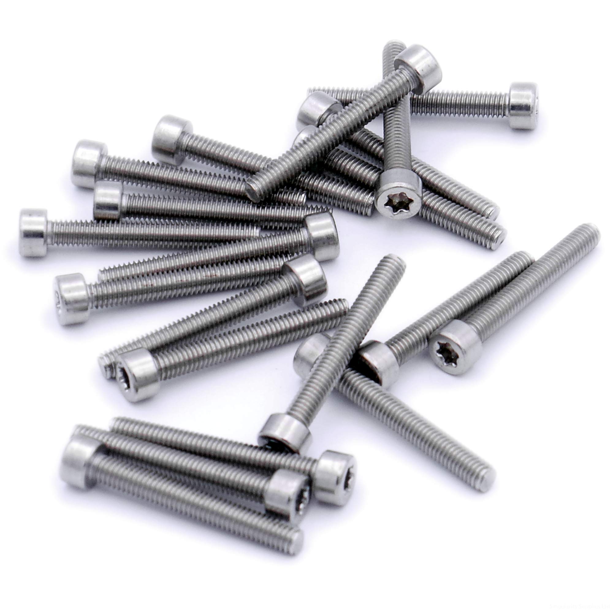 Singularity Supplies Silver M4 (4Mm X 18Mm) Tx Socket Cap Screw (Bolt) - Stainless Steel (A2) (Pack Of 20)