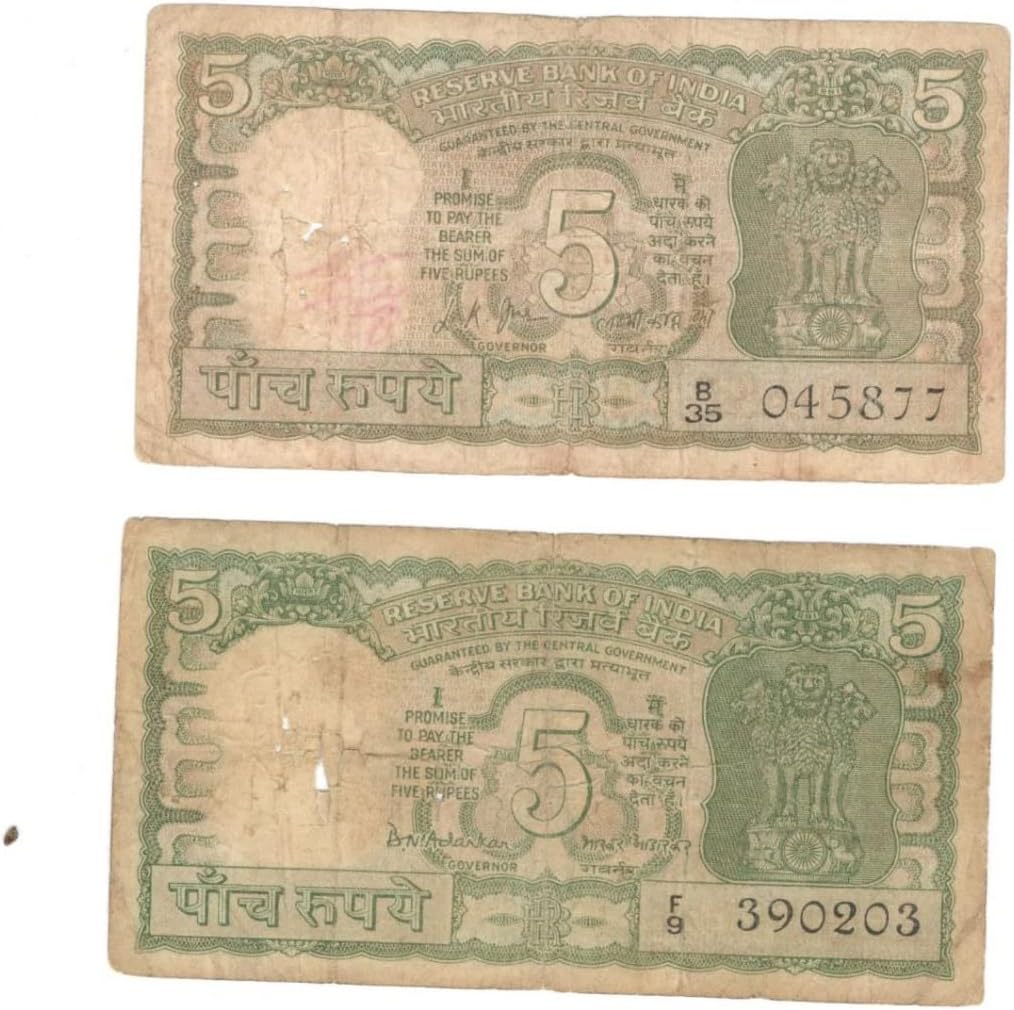 R K Enterprises Indian Old Antique Notes Collection for a long term memory (Pack of 2)
