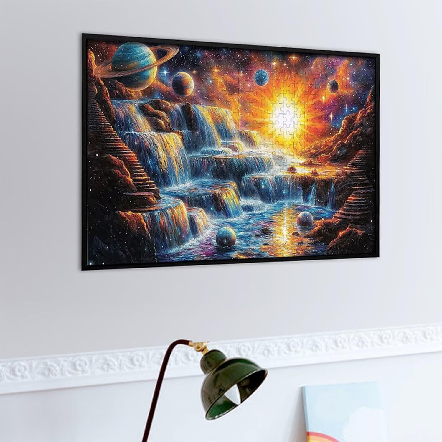4000 sztuk puzzli, wodospady planety4000 sztuk puzzli dla dorosłych, prezent na rocznicę i Boże Narodzenie, dekoracja domu, zapobieganie degeneracji mózgu u osób starszych v-912