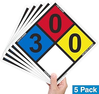 SmartSign NFPA 704 - Ratings (3,0,0) Label | 13.8