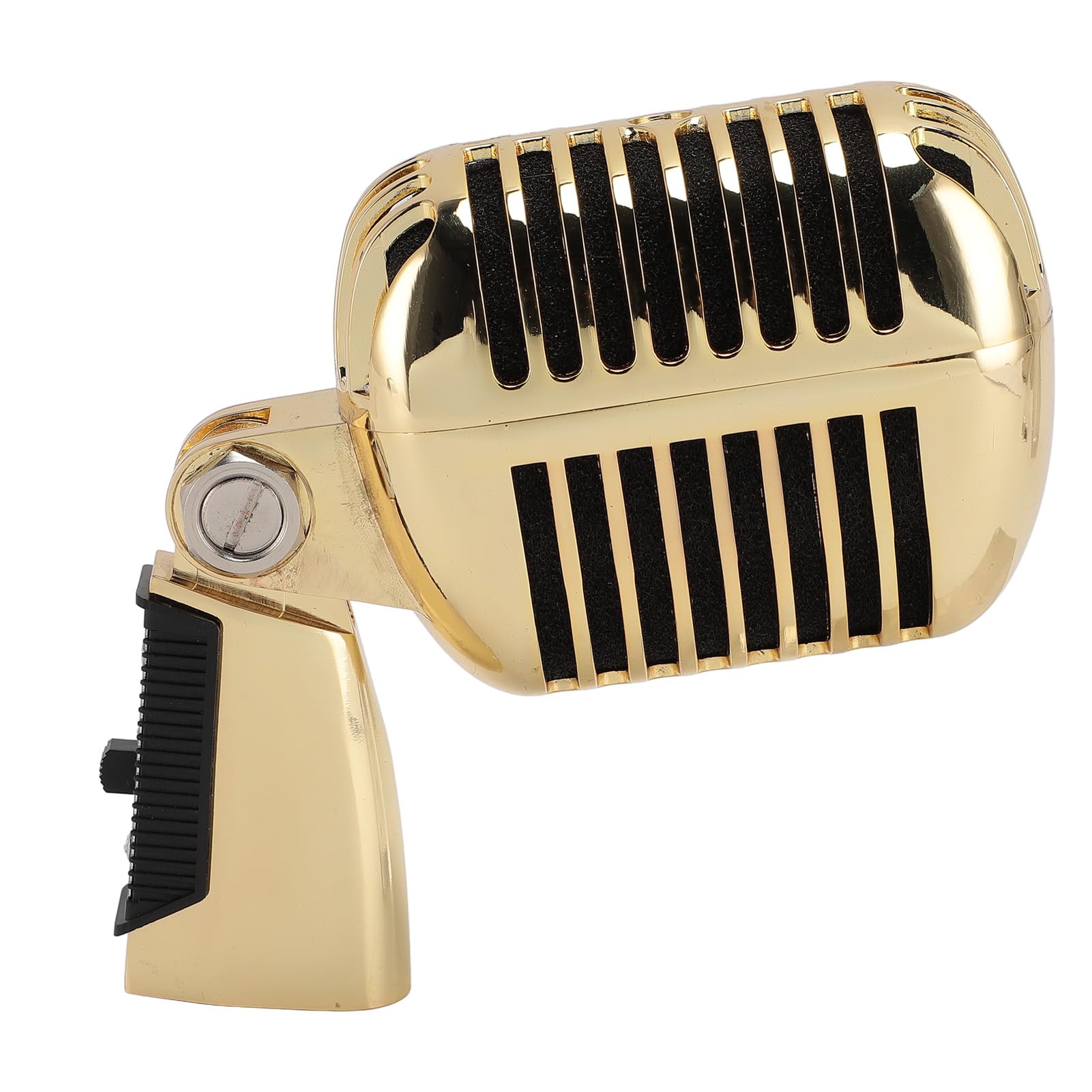 Microfono Dinamico Classico, Microfono Cardioide Vintage per Performance Strumentali (GOLD)