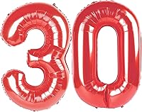 Vista 256 de Globos con números con estampado de vaca, globos de 40 pulgadas del número 0-9 (cero-nueve), globo de vaca para suministros de fiesta de cumpleaños