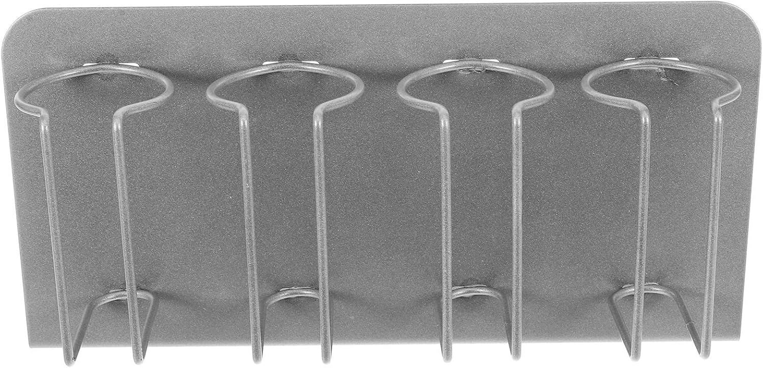 Stainless Steel Barber Clipper Stand for Salon and Home Storage Display