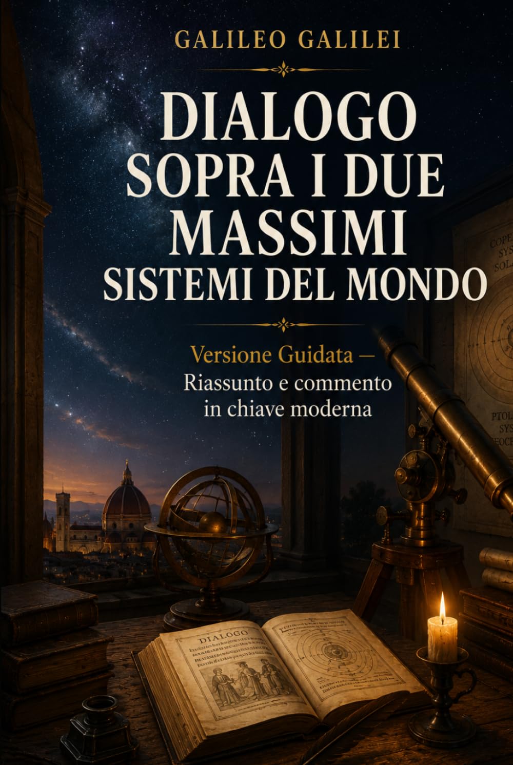 DIALOGO SOPRA I DUE MASSIMI SISTEMI DEL MONDO: Versione Guidata con commento in chiave moderna