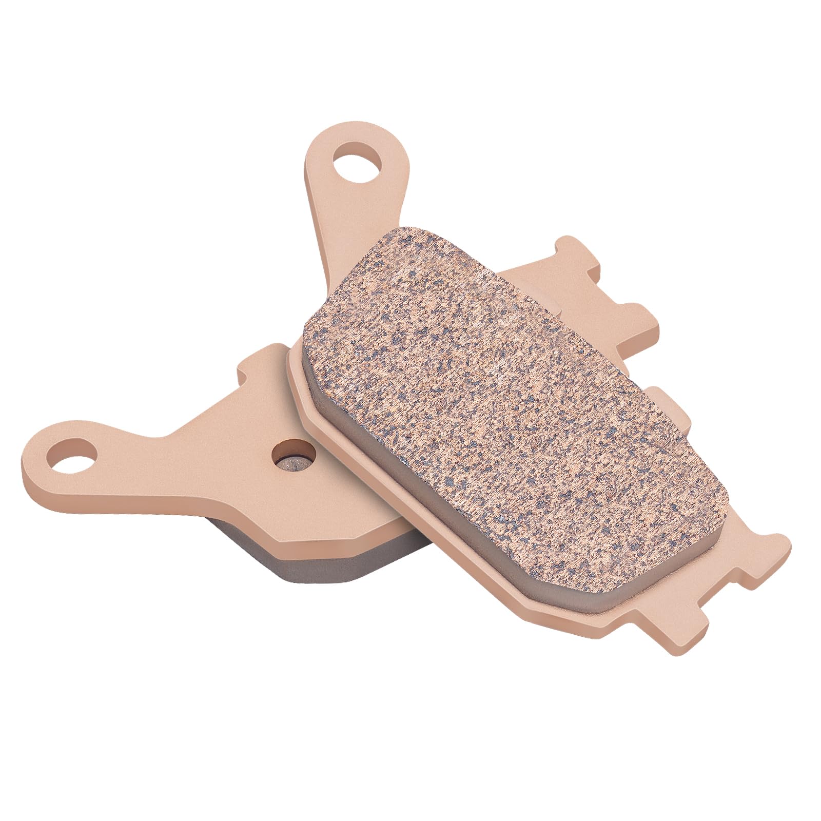 AHL Motocicleta Pastillas de Freno Trasero para Yamaha FZ6/FZ6 Fazer S2 2007-2009 (Cobre sinterizado)