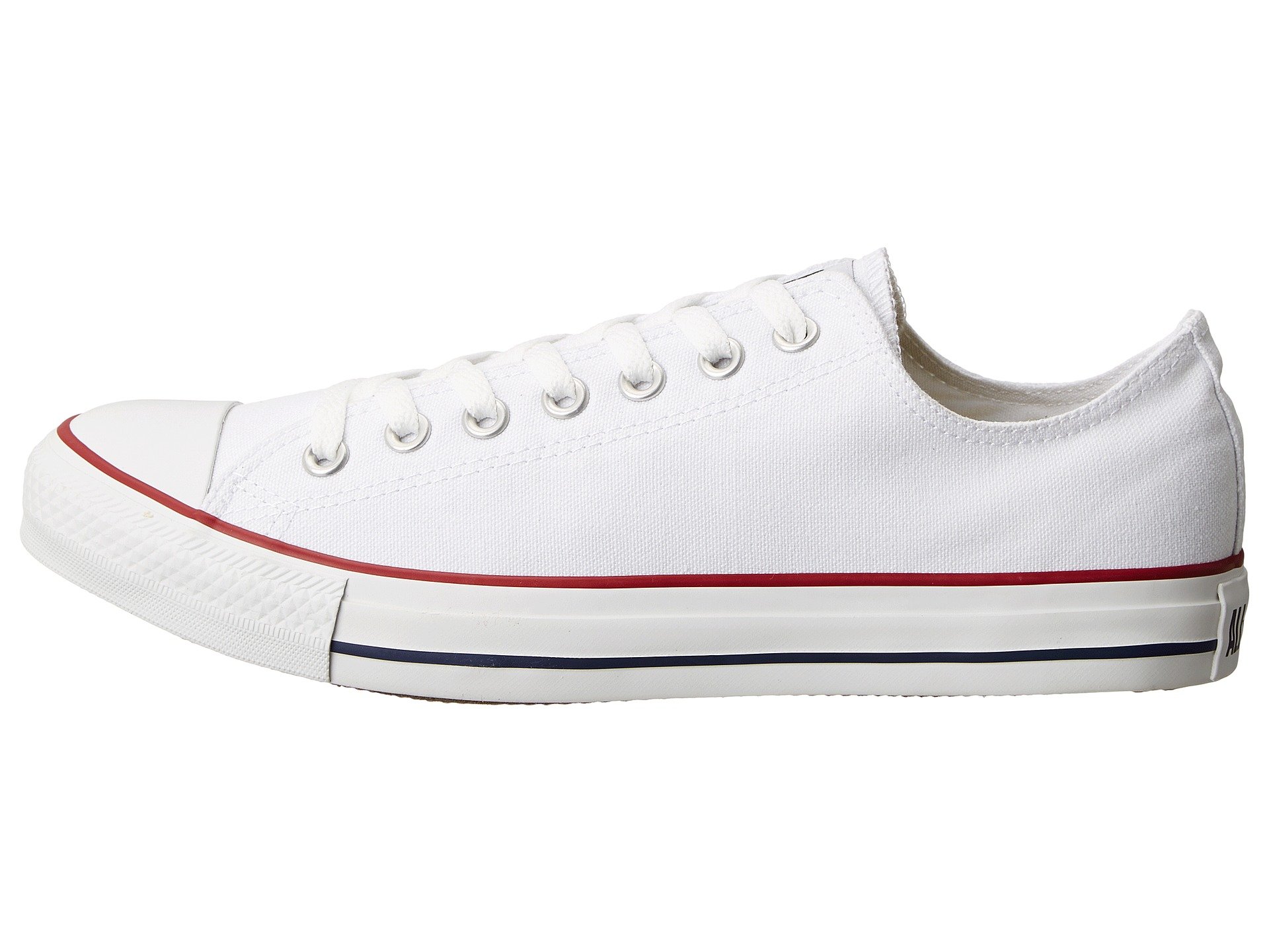 Converse Unisex Chuck Taylor All Star Ox Low Top Classic Optical White  Sneakers B(M) US Women D(M) US Men