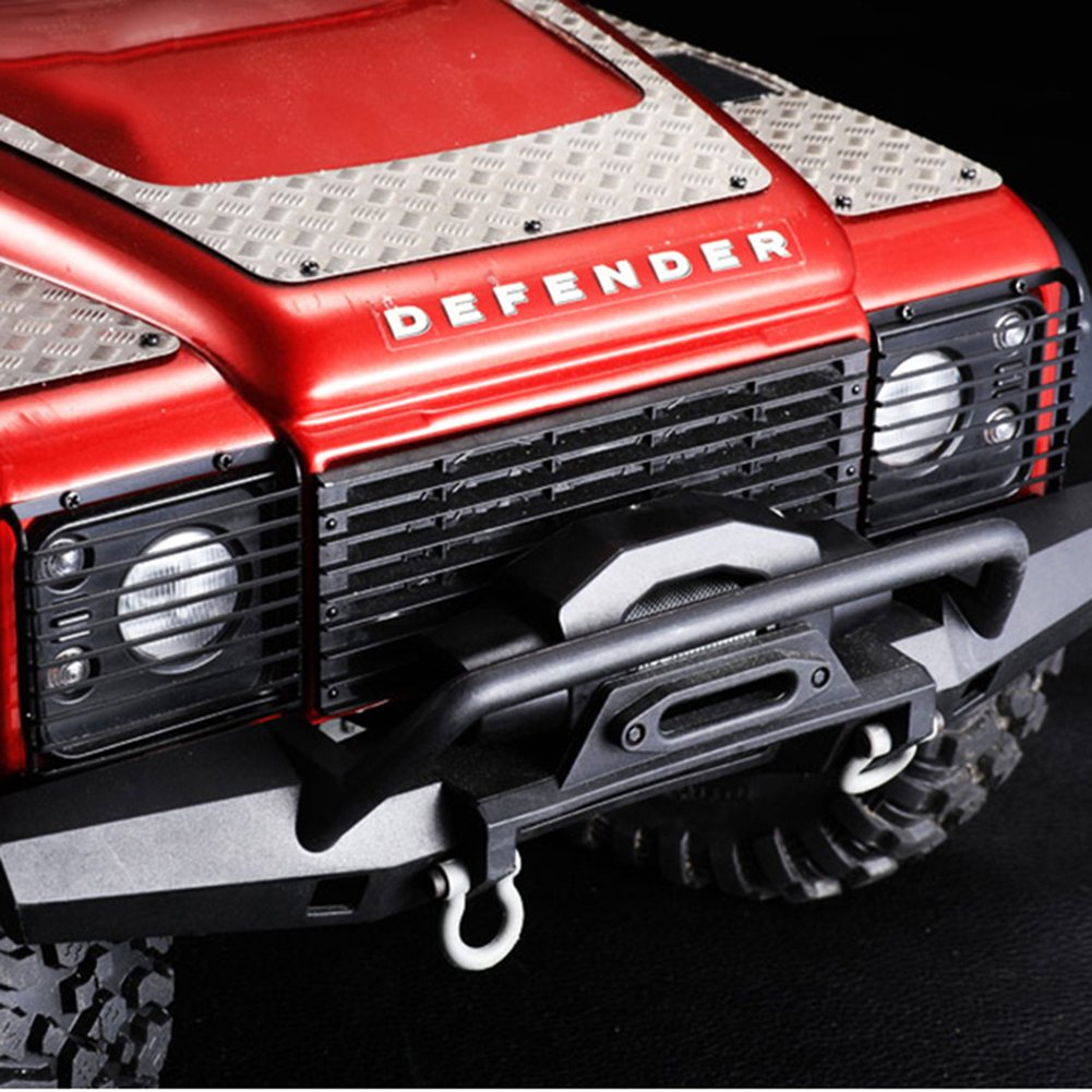 VGEBY Metal Front Lamp Guards For 1/10 Scale RC Crawler Cars - Silver & Black Options