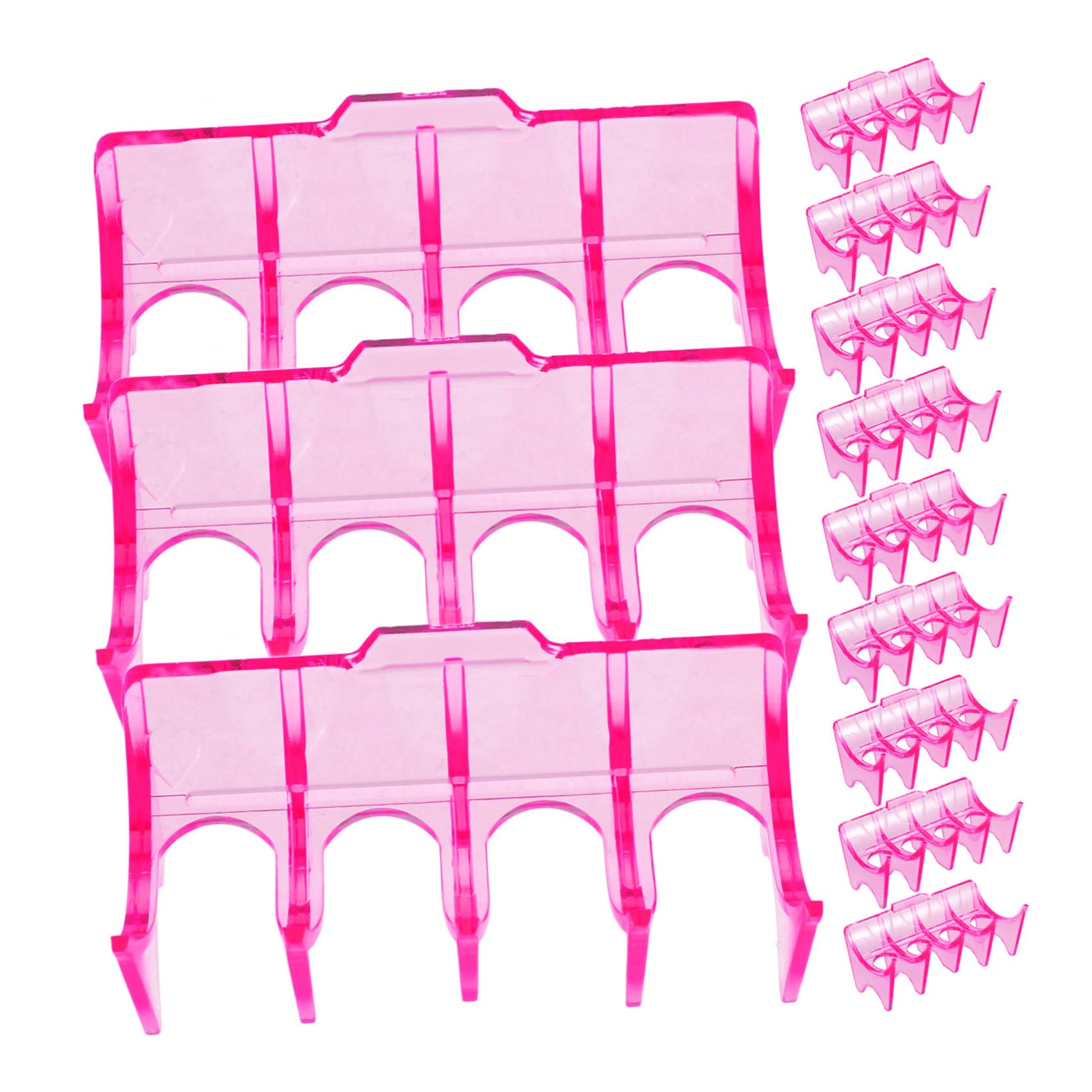 Ipetboom Hairdressing Perm Roller Stands Hair Curlers Holder Perm Rods Rack for Salon Use