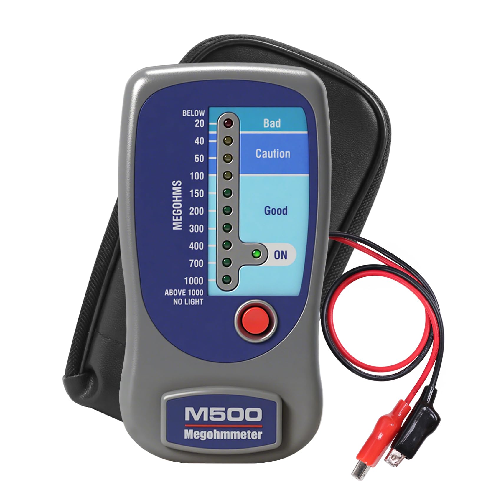Photo 1 of M500 Megohmmeter, Compatible with Supco M500 Megohmmeter, 500 Volts Megohmmeter, M500 Megger Tester Measures Up to 1000 Megohms, Ideal for HVAC Compressor Tester and Home Improvement Use