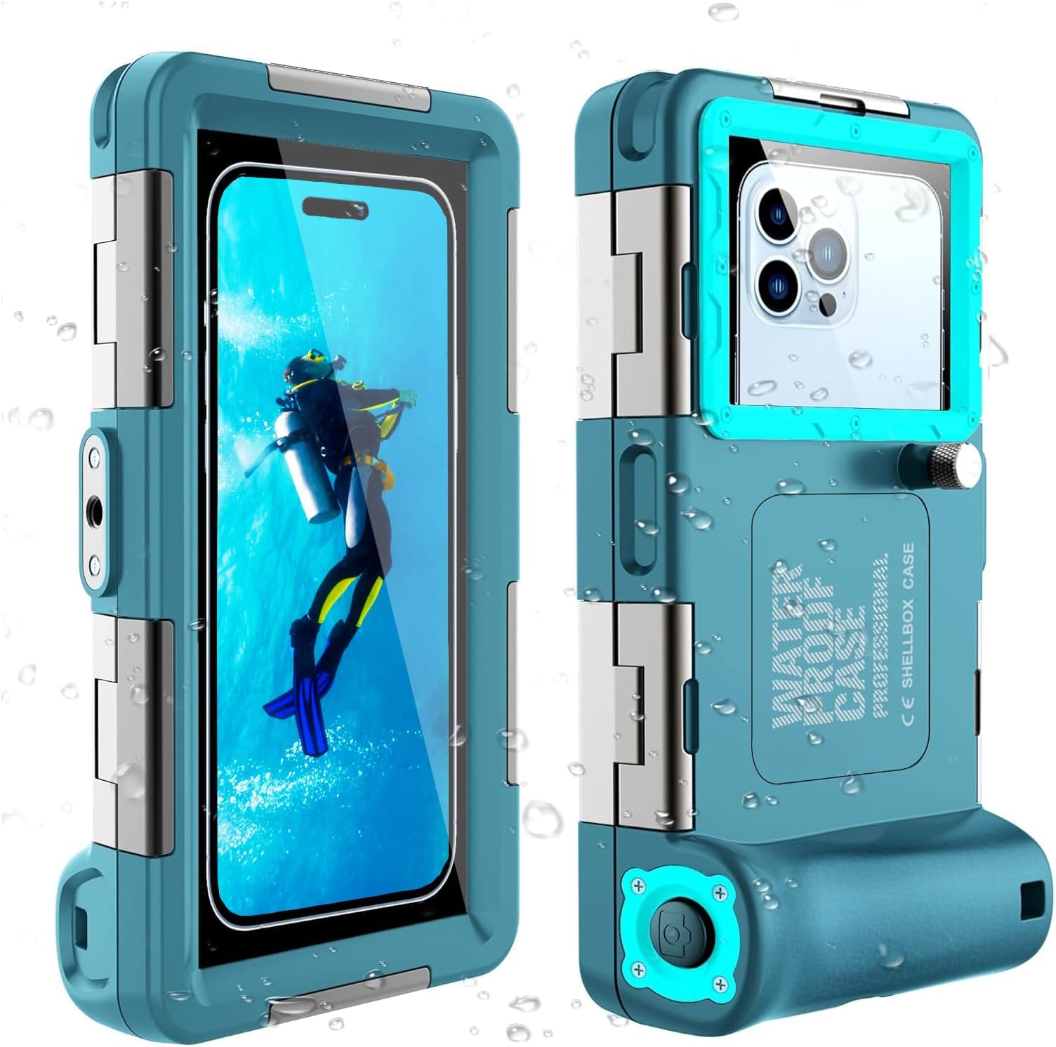 Professional Underwater Phone Case for Snorkeling Diving 50ft/15m Waterproof Scuba