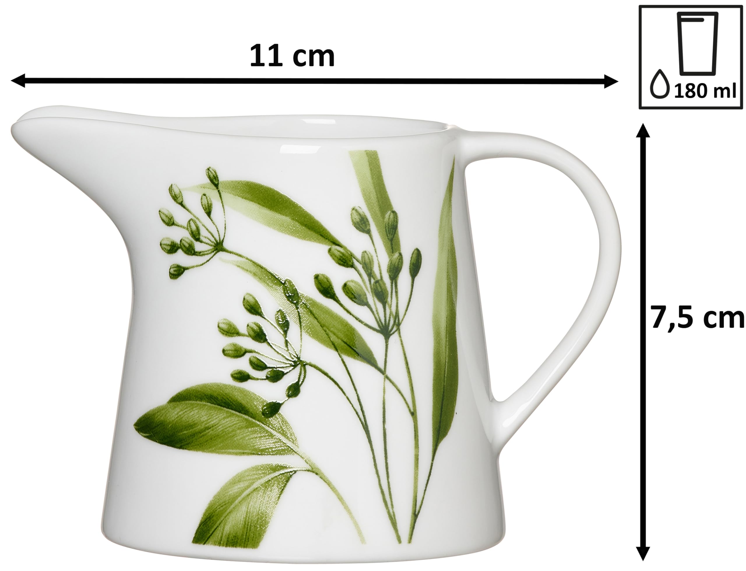 Ritzenhoff & Breker Zuckerdose und Milchkännchen Evora, Porcelana