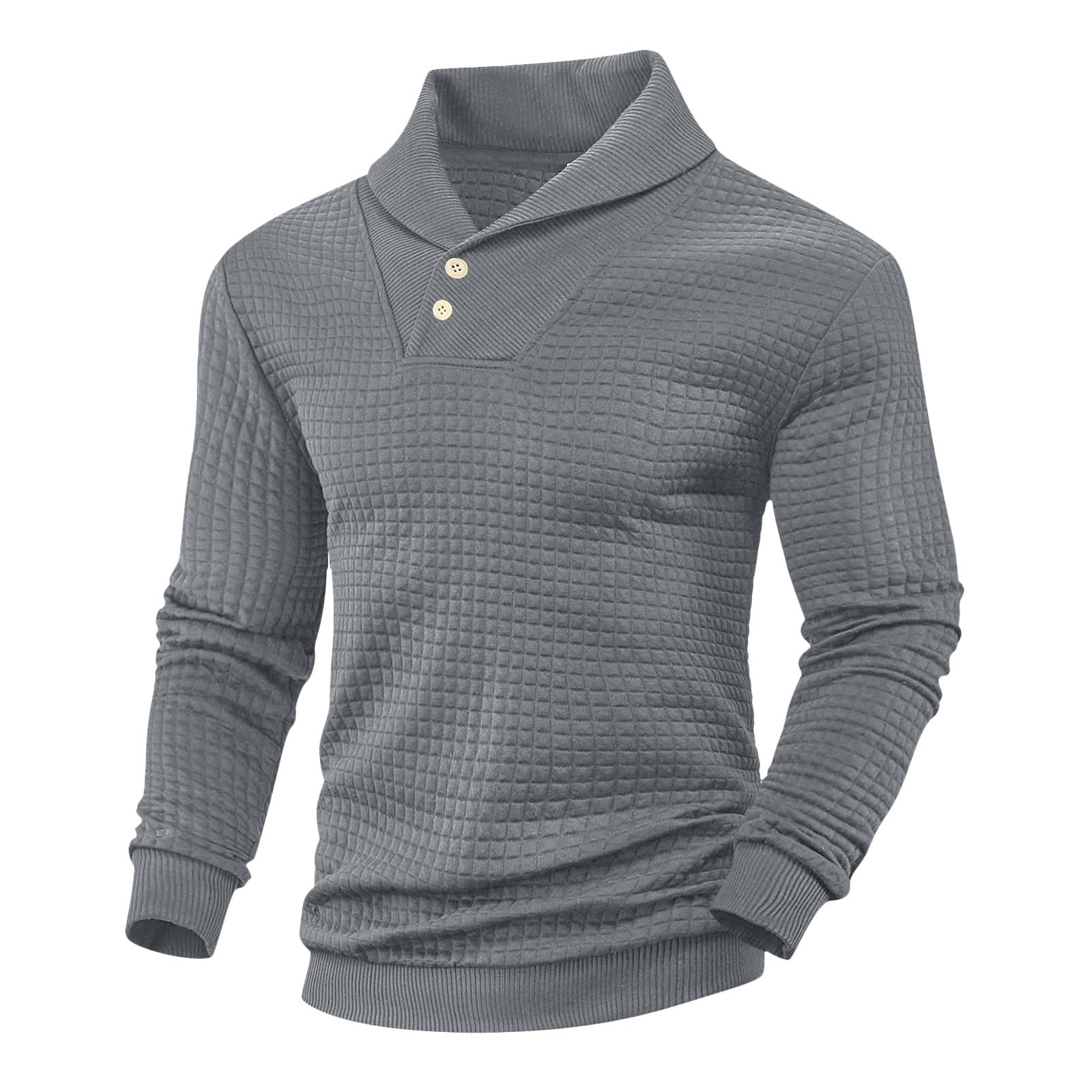 Chaquetones Hombre Invierno Sudadera Acolchada De Un Hombre, Suéter Informal Punto Manga Larga con Cuello Alto Y Alto. Mallas Futbol Ropa Deportiva Camisas Sin Mangas Muscle Fit Caza