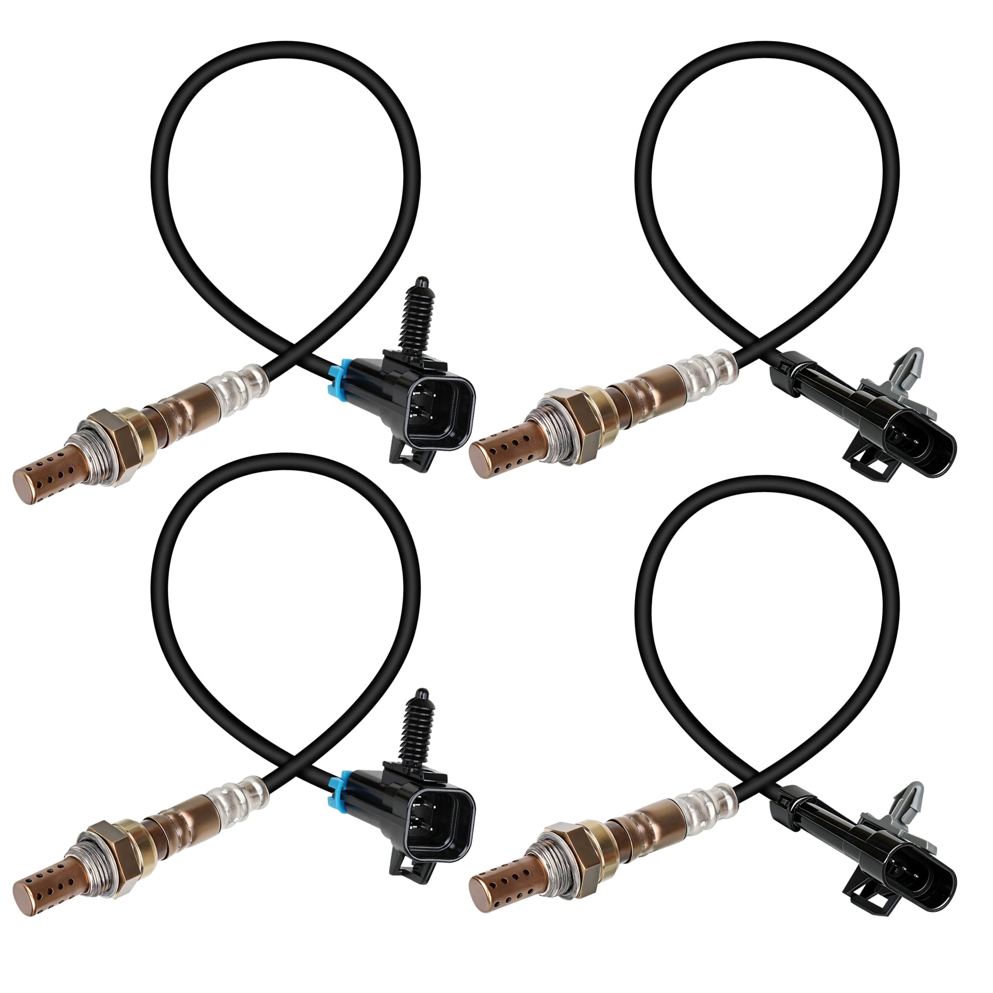 Photo 1 of [Only 3 Pieces!] 4PCS Oxygen O2 Sensor Upstream Downstream Compatible with Chevrolet Silverado 1500 Tahoe Suburban Express 1500 Suburban,for GMC Yukon XL Sierra, for Cadillac Escalade Replace# OE 234-4012 234-4018