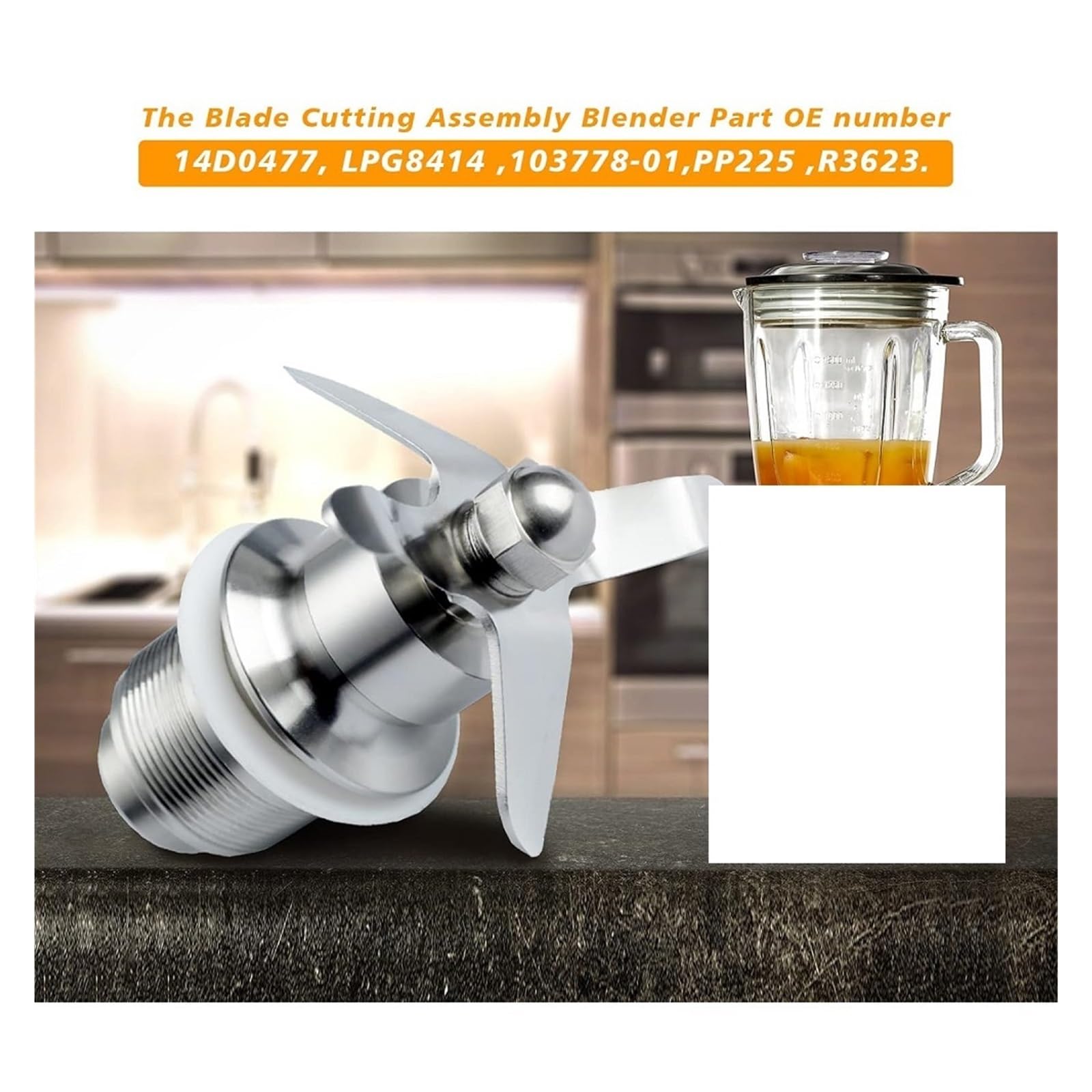 Ensemble De Coupe De Lame, Compatible Avec Les Mélangeurs Commerciaux Waring CB15 CB10 CB6, 502975