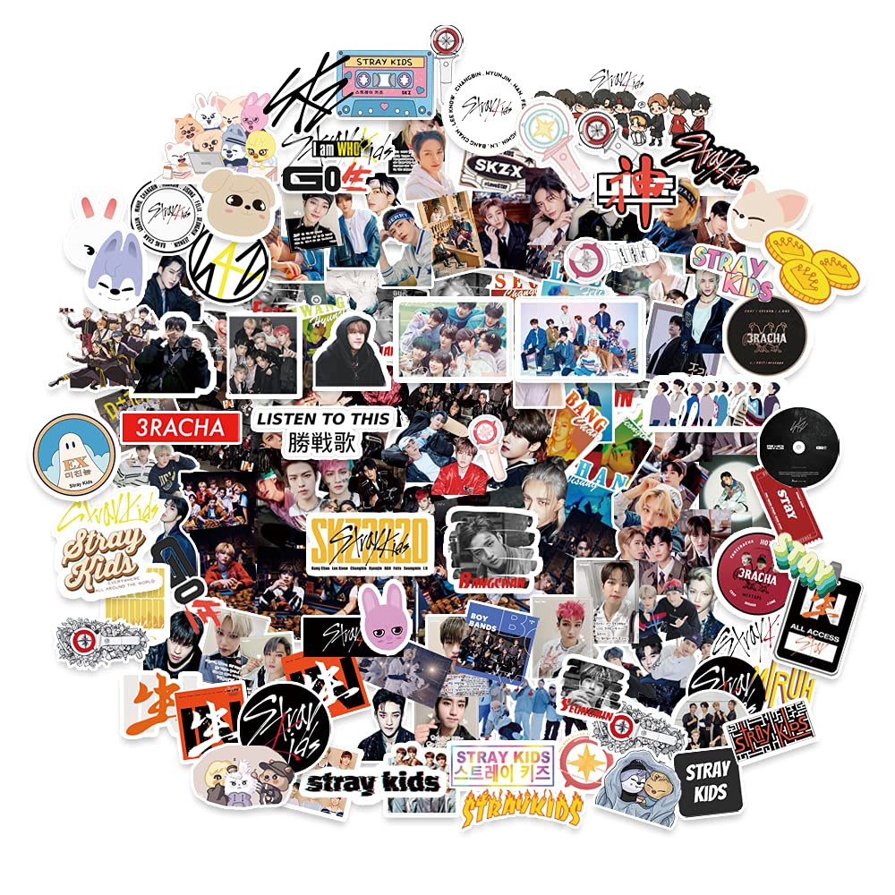 Kpop Stray Kids Stickers 170pcs Vinyl Waterproof Album Photo Sticker