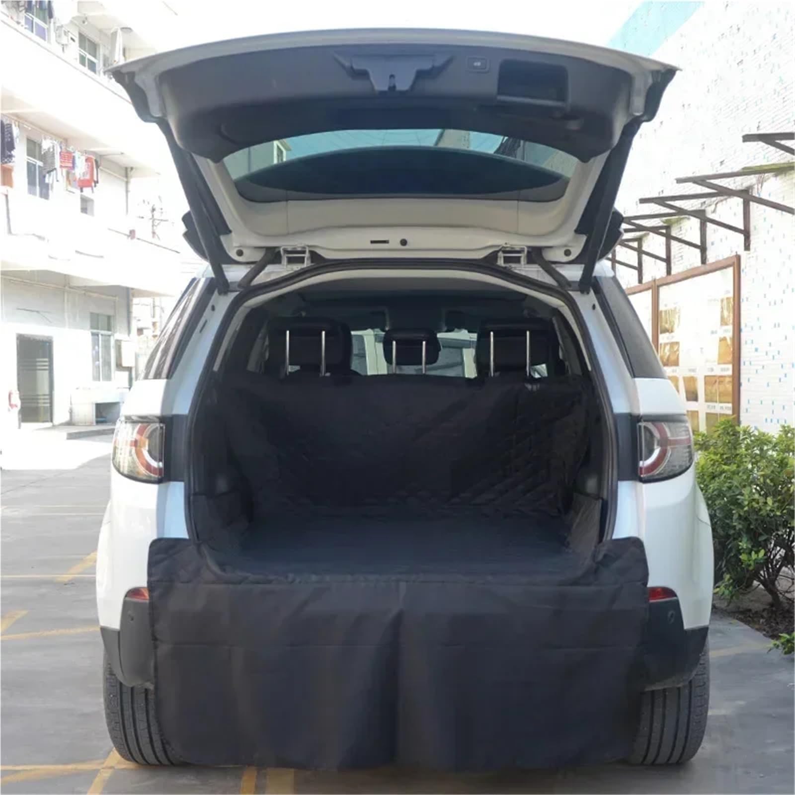 Wykładzina bagażnika Pokrowiec na siedzenie dla psa, transporter dla psa, mata do bagażnika, wodoodporna mata do bagażnika, wykładzina do bagażnika(Black)