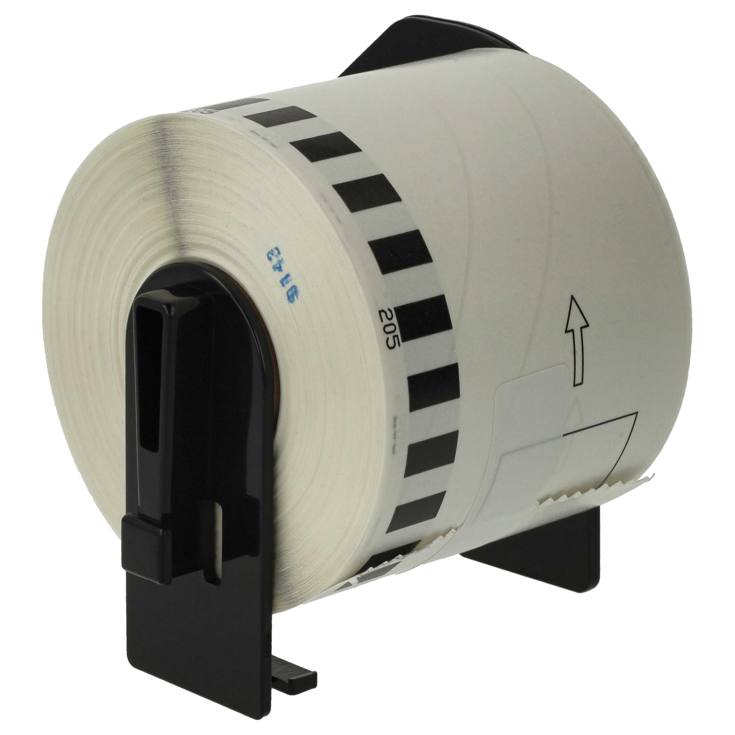 vhbw 10x rullo 1 etichette con supporto compatibile con Brother PT QL-1050