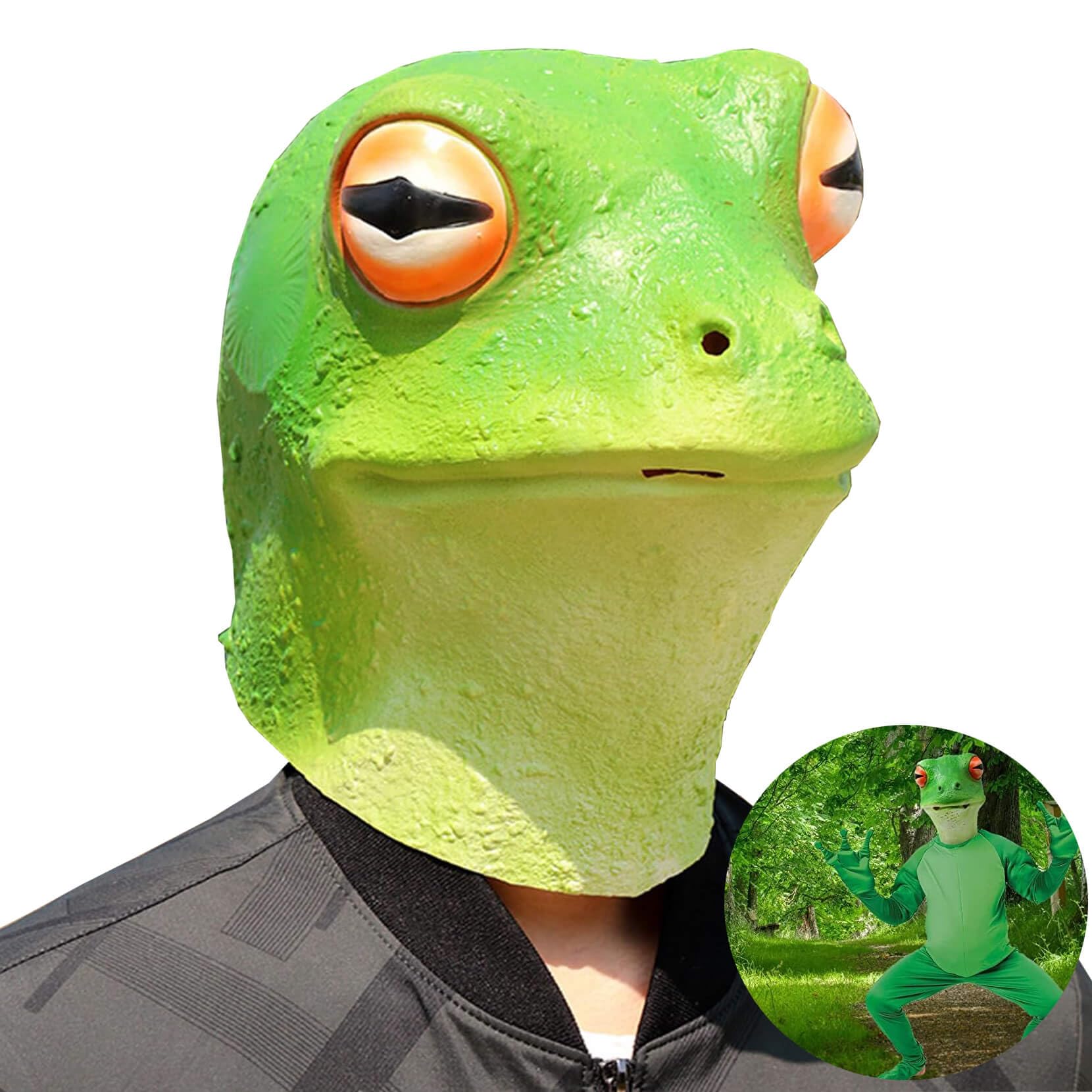 FesFun® Deluxe Novelty Halloween Costume Party Latex Animal Head Mask