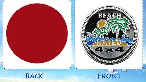 Miniatura 6 de Adhesivos redondos de metal para automóvil, 4 x 4, emblemas de metal 3D, calcomanías de insignia de automóvil, compatibles con Jeep Wrangler,