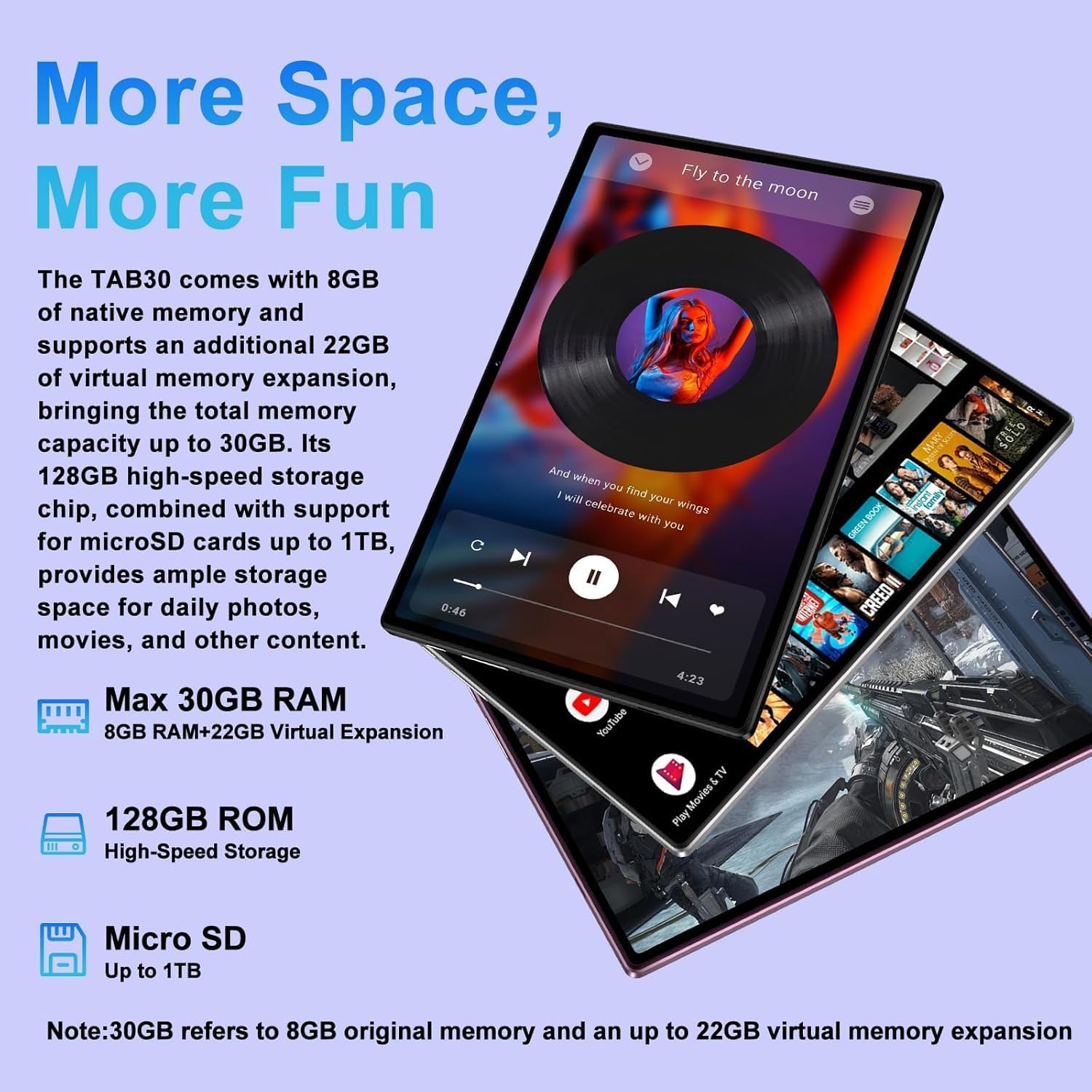 Android 15 Tablet, 30GB RAM + 128GB ROM 1TB TF, 2026 Tablet with Keyboard and Mouse, 10.1 inch Touchscreen, 8000mAh Battery, Incell Display, 2.0GHz, Gemini AI, 5G WiFi, BT 5.0, GPS- Metal Grey 4 71uC01CLf1L. AC SL1500