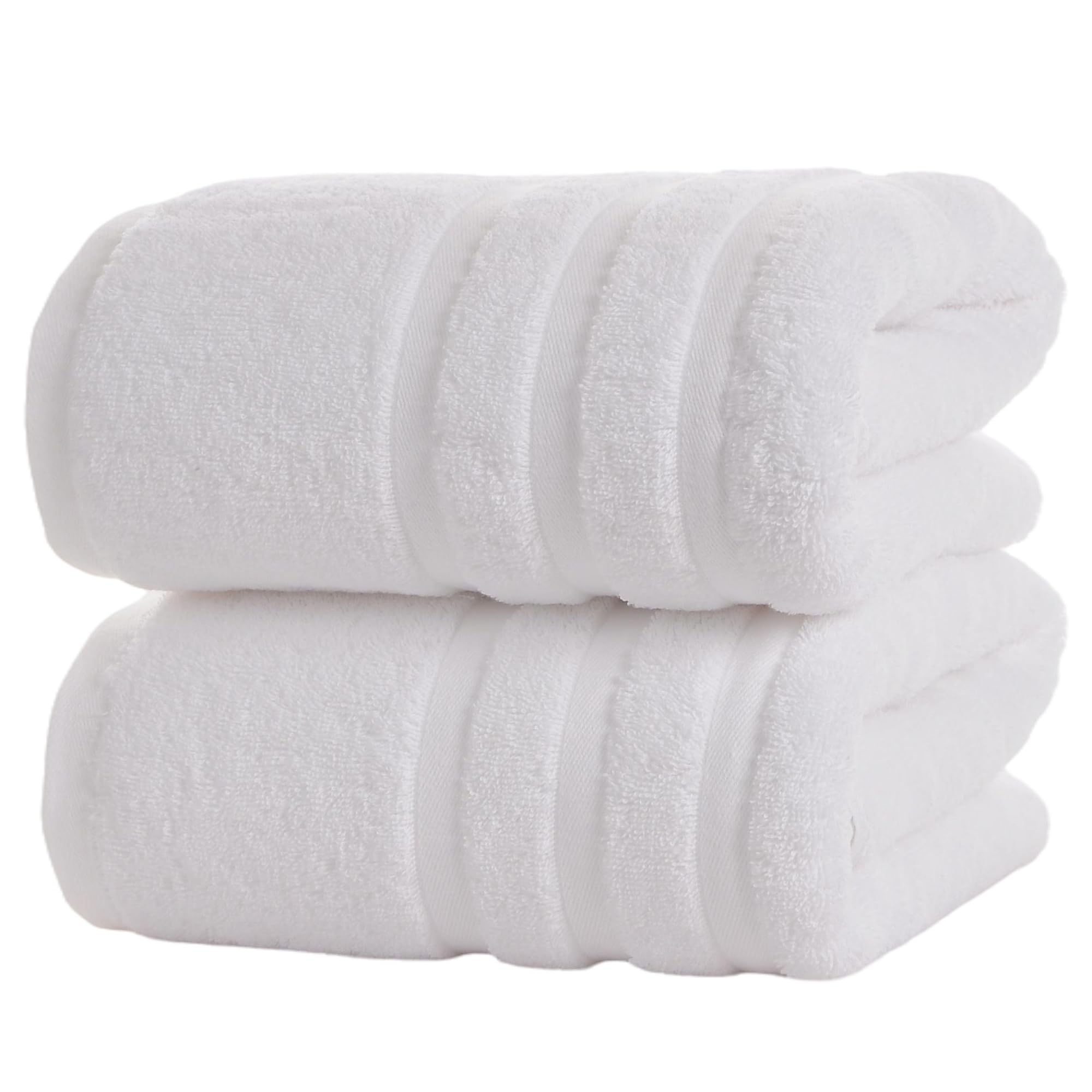 Large Bath Towel Set 2 Pack 30 60 Inches 100 Cotton Bathroom Towels Soft Absorbent Comfortable for Home