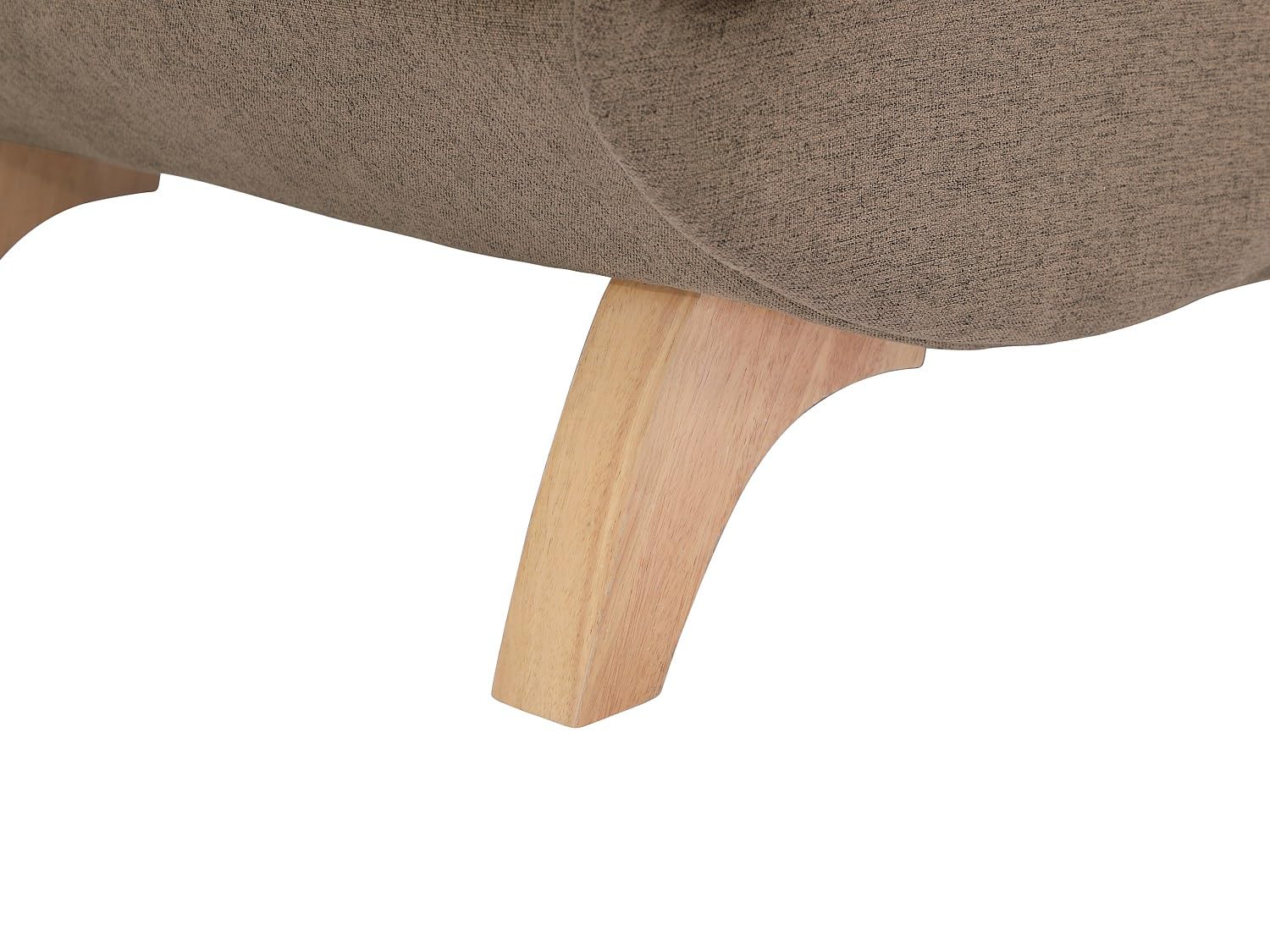 Vente-unique Recamiere mit Schlaffunktion & Stauraum - Ecke Links - Stoff - Braun - Penelope