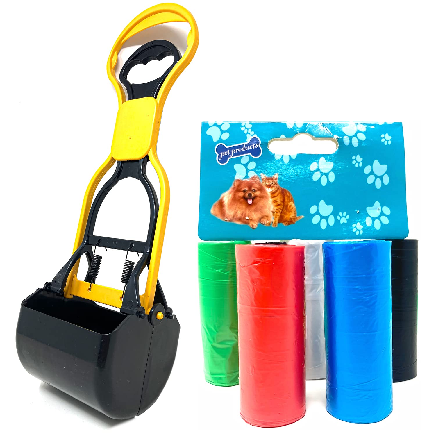 TIMINGILA Super Pet Pooper Scooper 14.5 Inch Length Pet Waste Potty Picker For Dog And Cat Waste(Color May Vary)