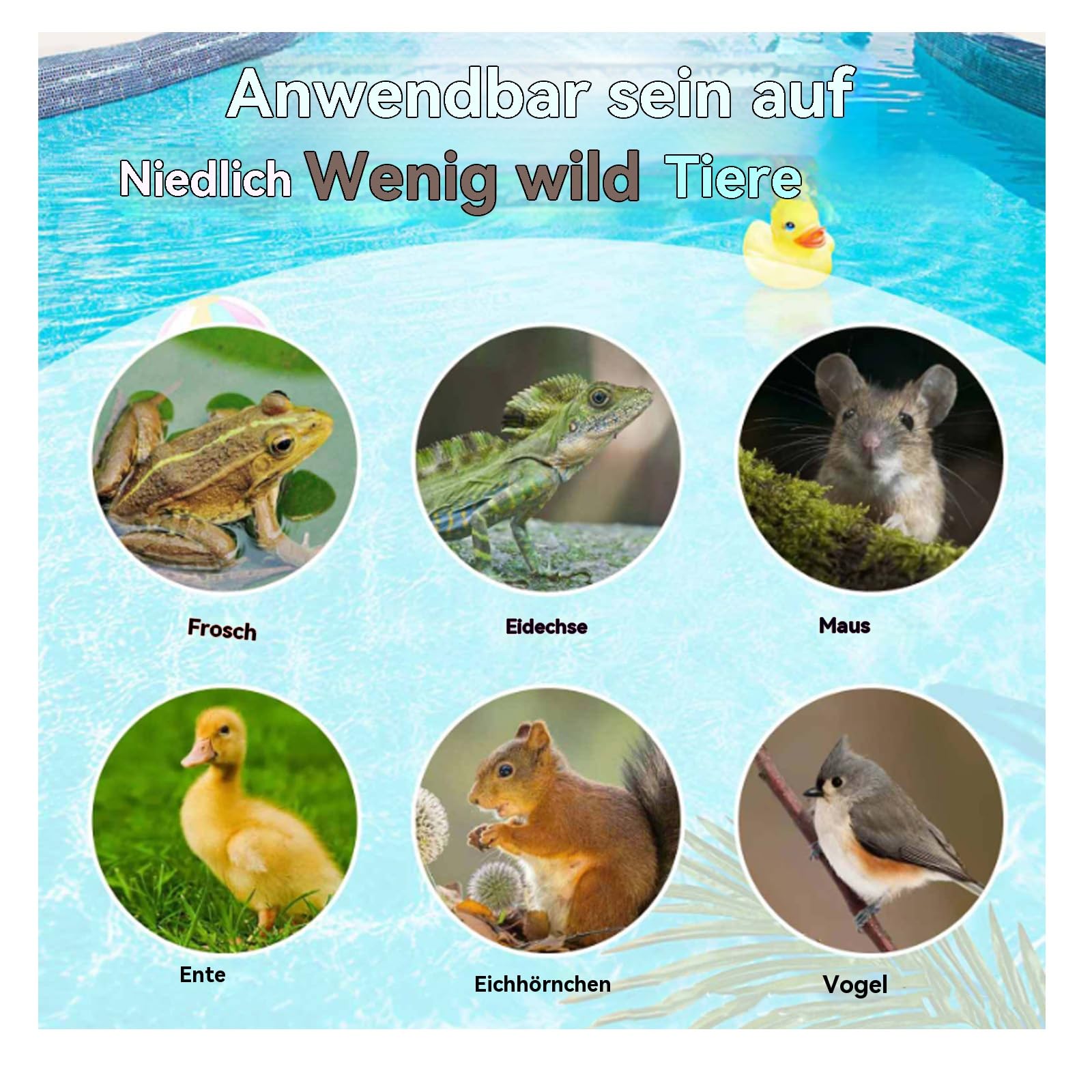 Rampas de escape para rescatar animales, piscina para estanques 28 x 15,24 x 7,62 cm