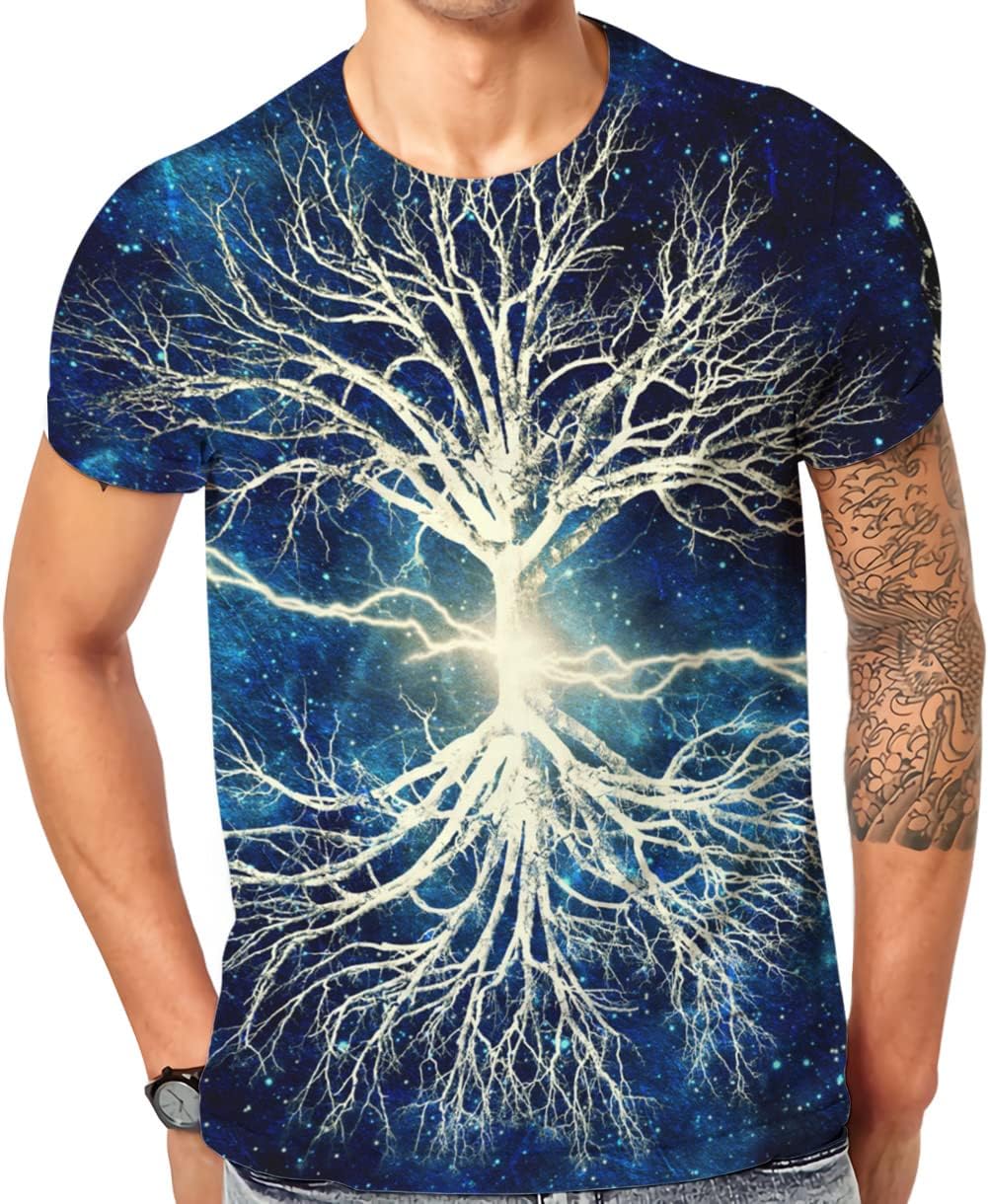 CndeyikeMen's Graphic T Shirts - Soft Fitted Cool Design Graphic Tees