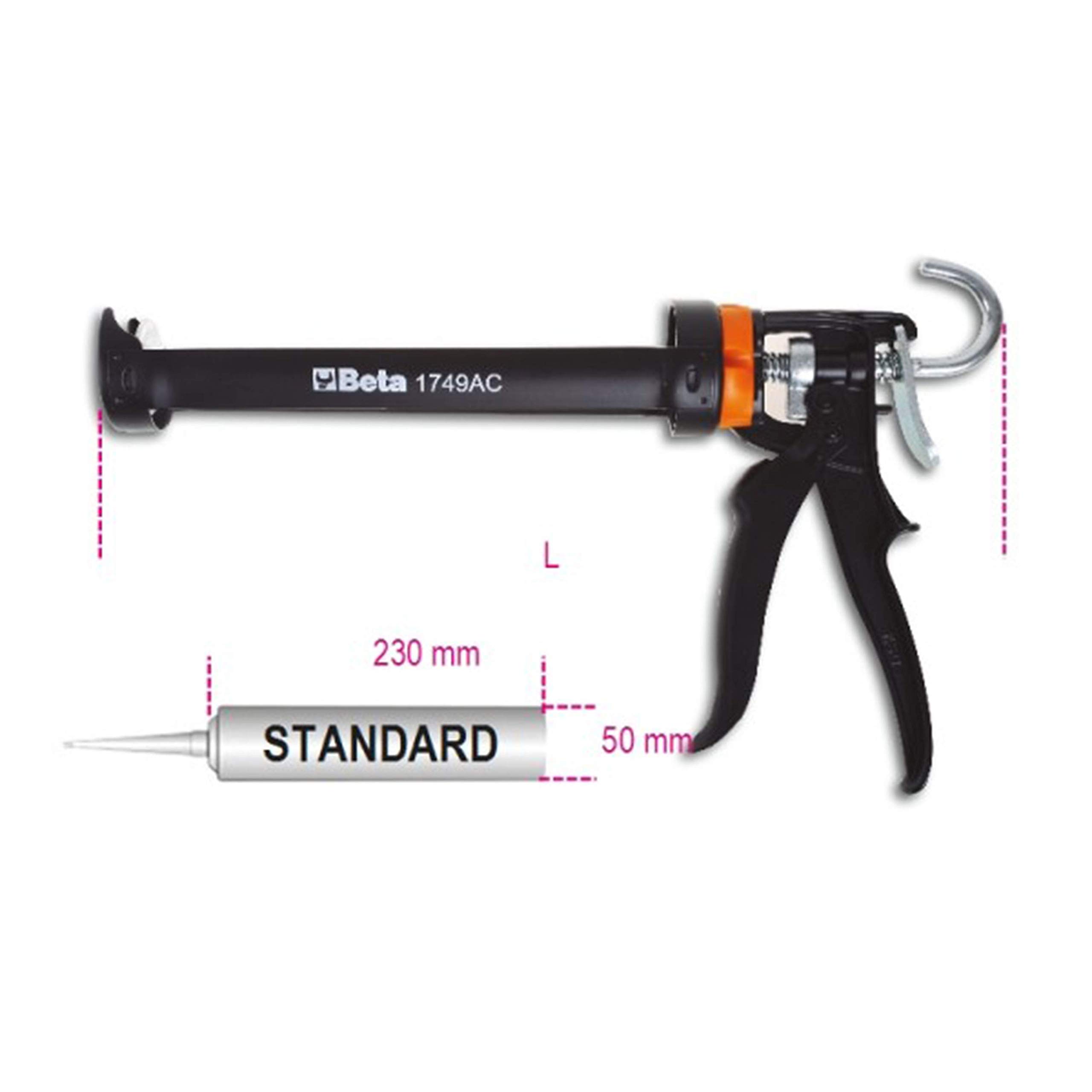 Beta17490005 Model 1749 AC High Thrust Gun for Chemical Binders, 360mm