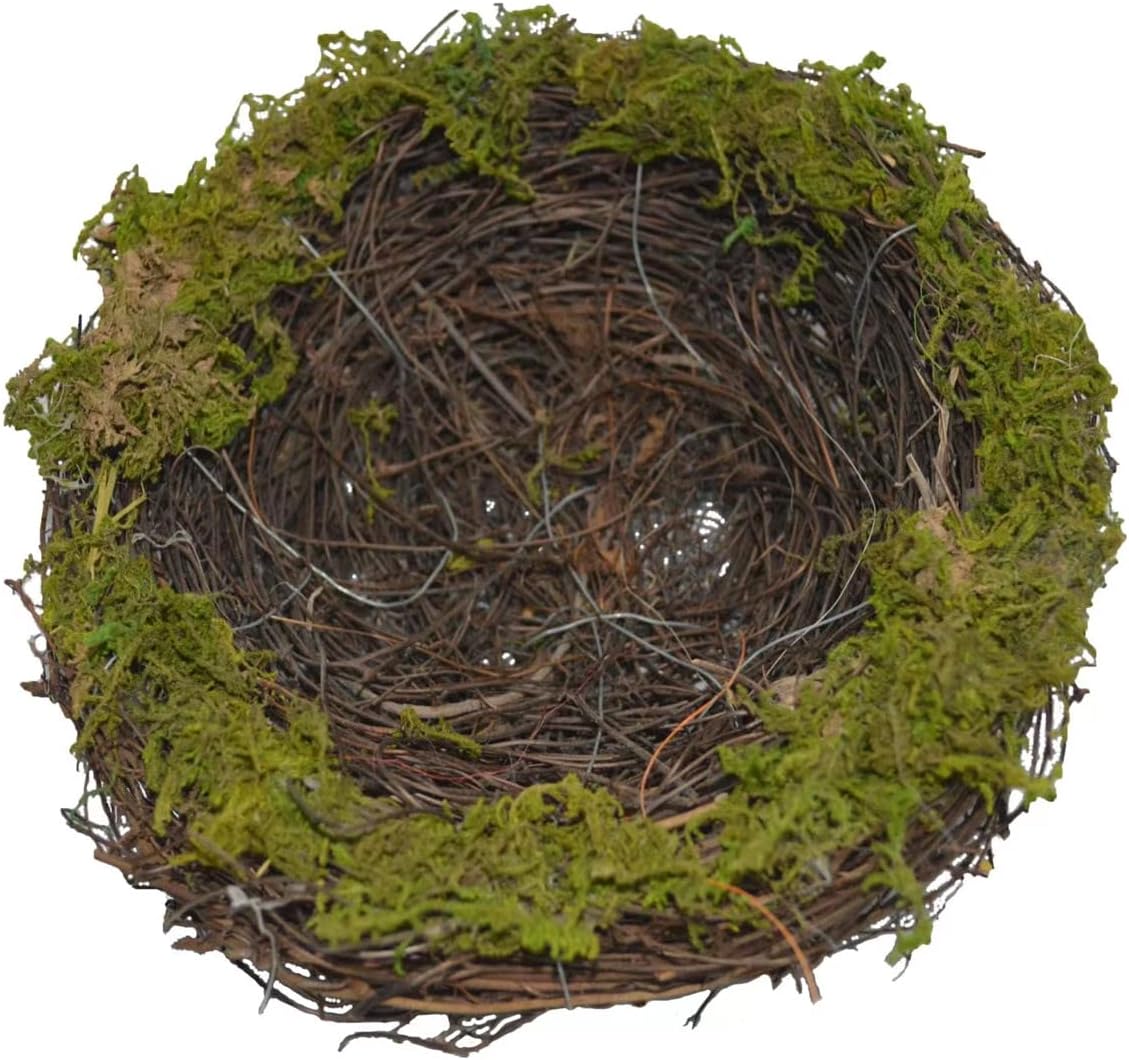 SOHAIL Bird Nest Decoration with Artificial Easter Eggs