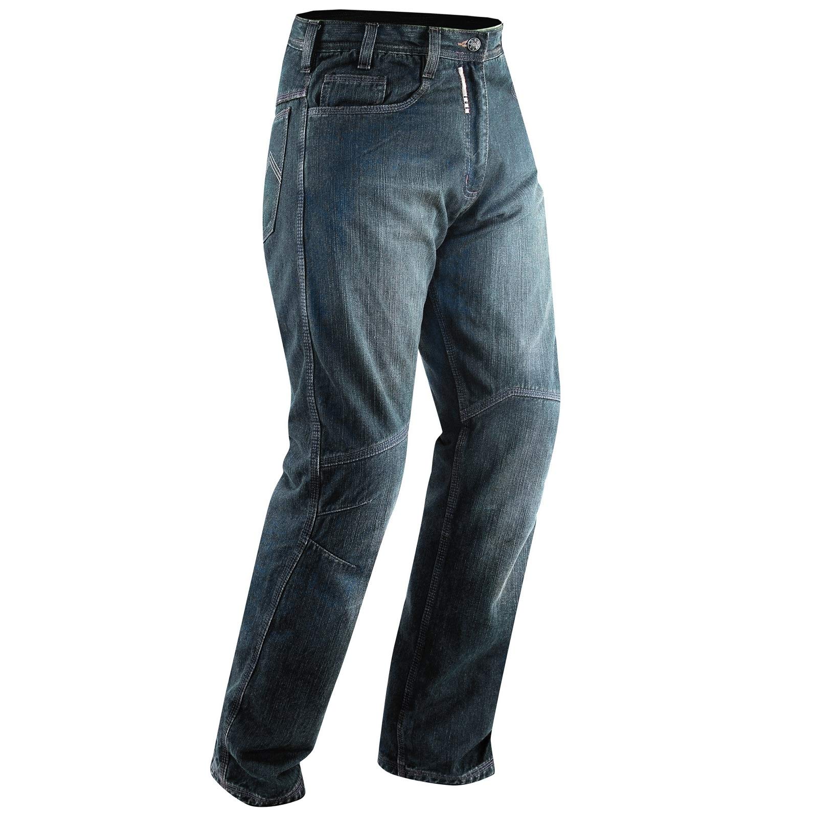 Jeans Moto Pantaloni Protecioni Omologate CE Ginocchia Rinforzi Fianchi