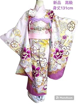 専用です☆薄いブルー、紫に辻が花が美しい着物に作り帯☆七五三フルセット Amazon.co.jp: 高級 清楚な薄い紫ピンクの着物 白の作り帯