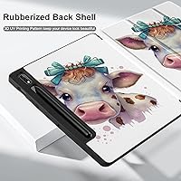 Vista 6 de MEEgoodo Funda para Samsung Galaxy Tab S9/S9 FE de 11 pulgadas 2023 con soporte para bolígrafo, funda protectora para tableta con soporte plegable