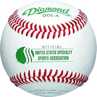 Diamond USSSA A-grade Grey Wool Blend Winding Baseball, Dozen