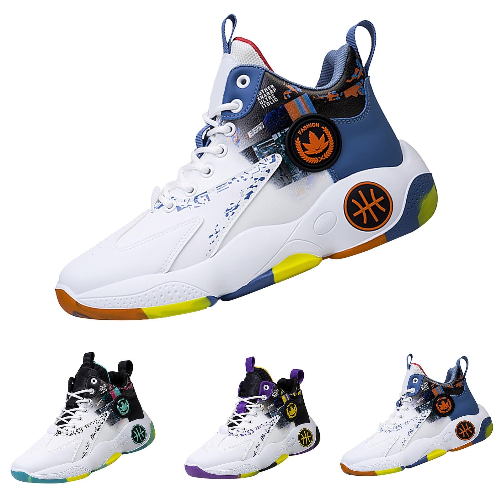 Sportschuhe Herren Fitnessstudio Laufschuhe Rutschfest Leder Turnschuhe