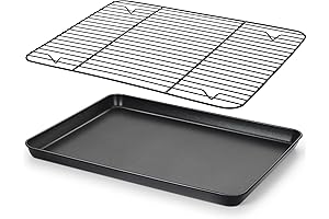 Premium E-far Nonstick Baking Tray with Exceptional Cooling Rack
