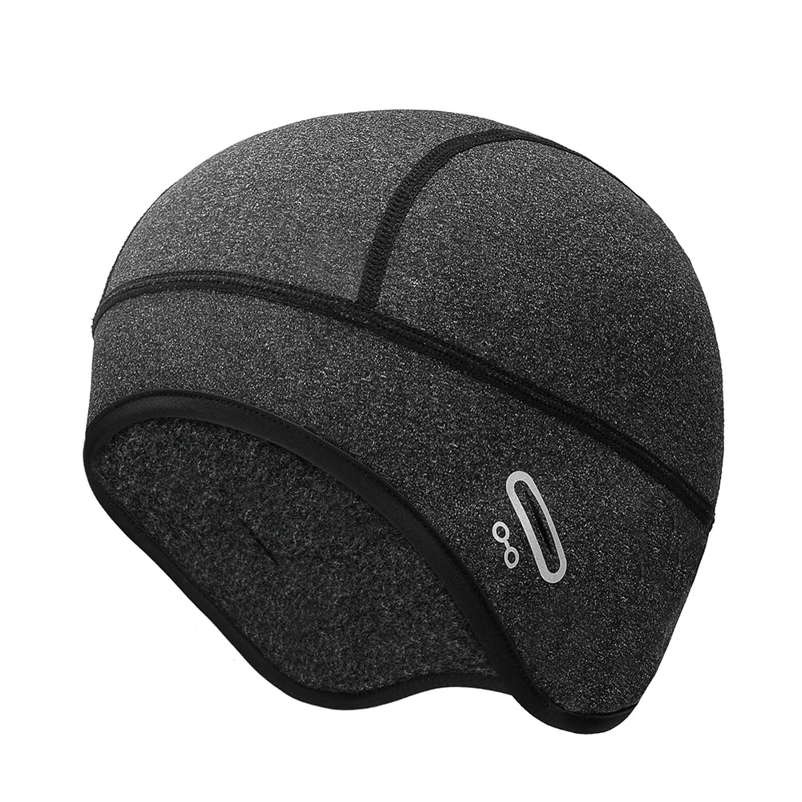 Gorro de Ciclismo Invierno, Gorro térmico a Prueba Viento for Correr, Esquiar, Motocicleta, Senderismo, Deportes, Sombreros for Bicicleta, 2 uds para Bici(Gray)
