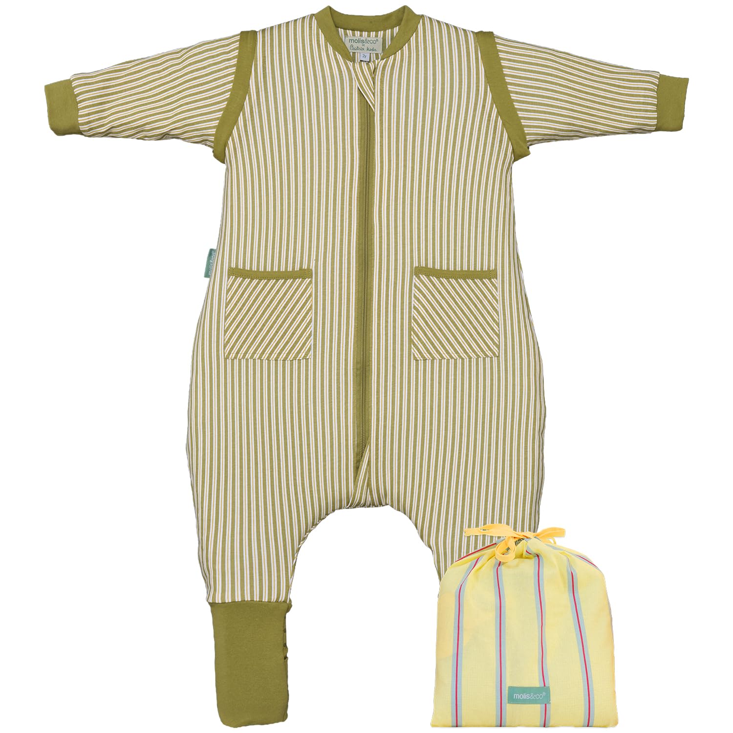Gigoteuse qui ne bloque pas les pieds molis&co. Tog 1 manches amovibles coton