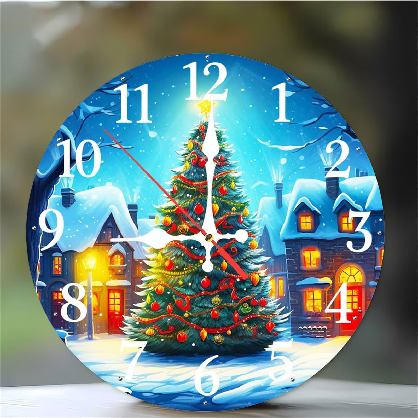 Horloge murale silencieuse anti-distraction à pile pour un quotidien serein