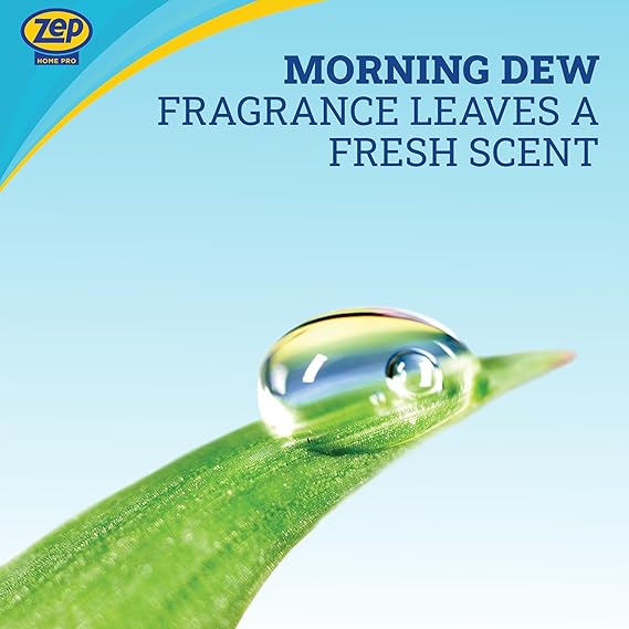 Zep Home Pro 2-in-1 Foaming Soap Scum Eliminator and Preventer, Morning Dew Scent, R54006-32 Fl Oz -Bleach-Free Formula