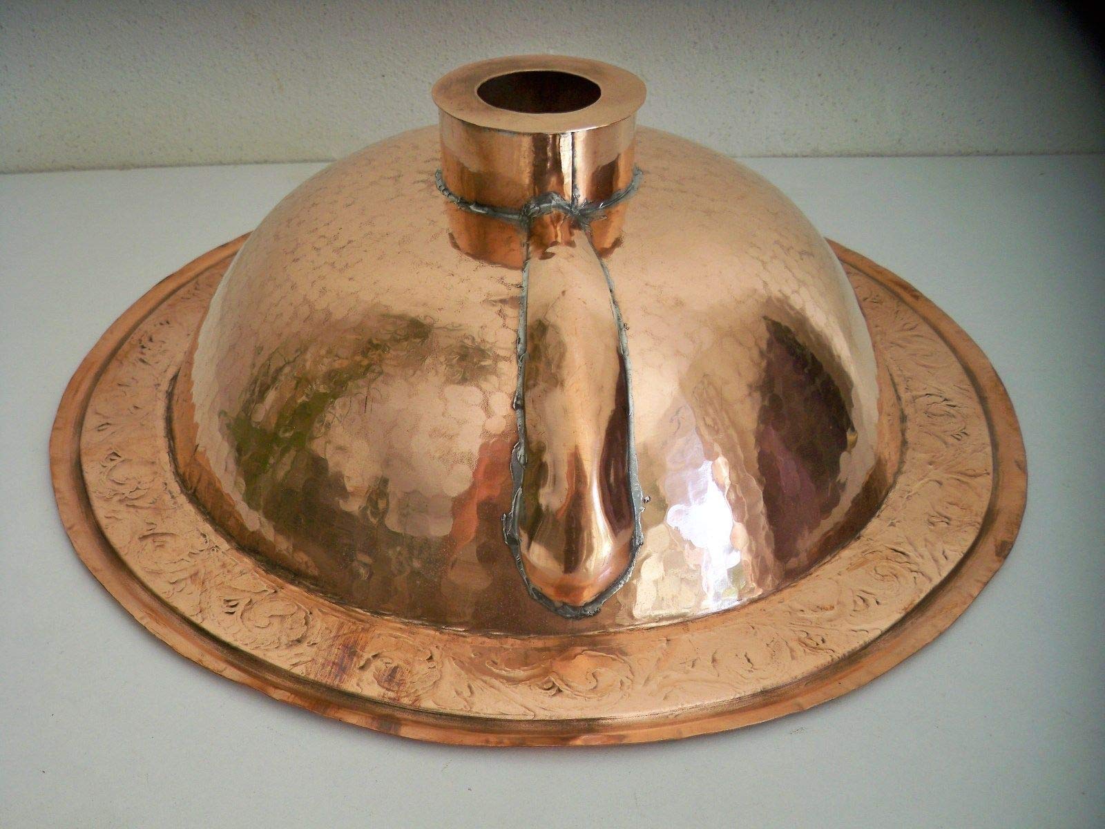 VASQUE A ENCASTRER En Cuivre Jaune / Salle De Bain Marocaine / Lavabo Oriental EUR 192,00 - FR