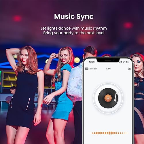 Miniatura 6 de Broadlink Bombillas inteligentes GU10, bombillas LED de pista de 4.5 W que cambian de color con sincronización de música, configuración rápida,