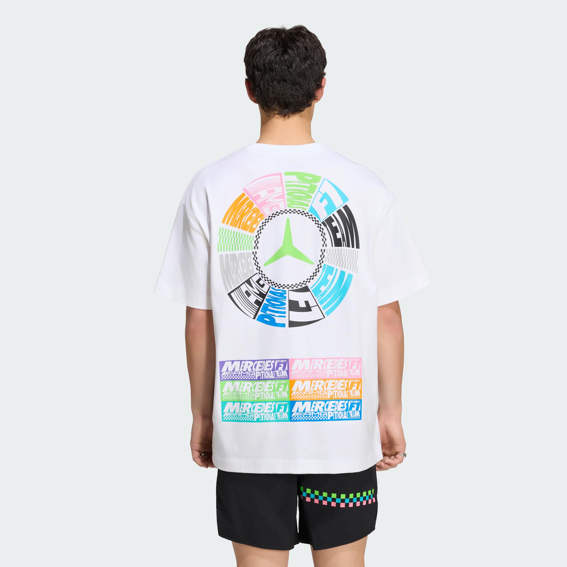 adidas Unisex Mercedes – AMG Petronas Formula 1 Team Lights ON T-Shirt