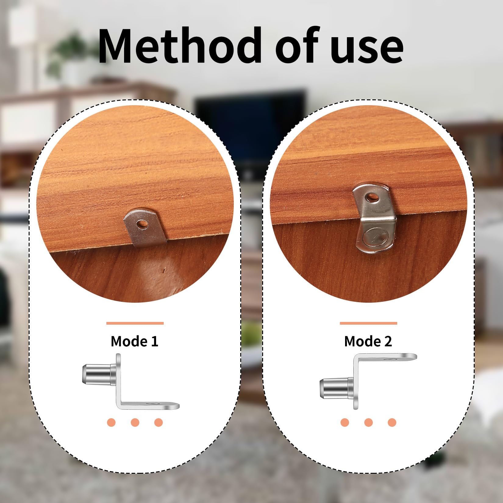 100 Pièces 5 Modèles Chevilles De Support D'étagère Taquet Etagere